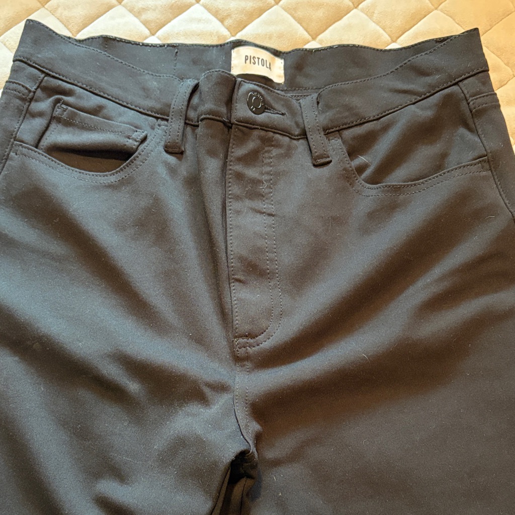 Pistola Black Slim-Fit Stretch Pants